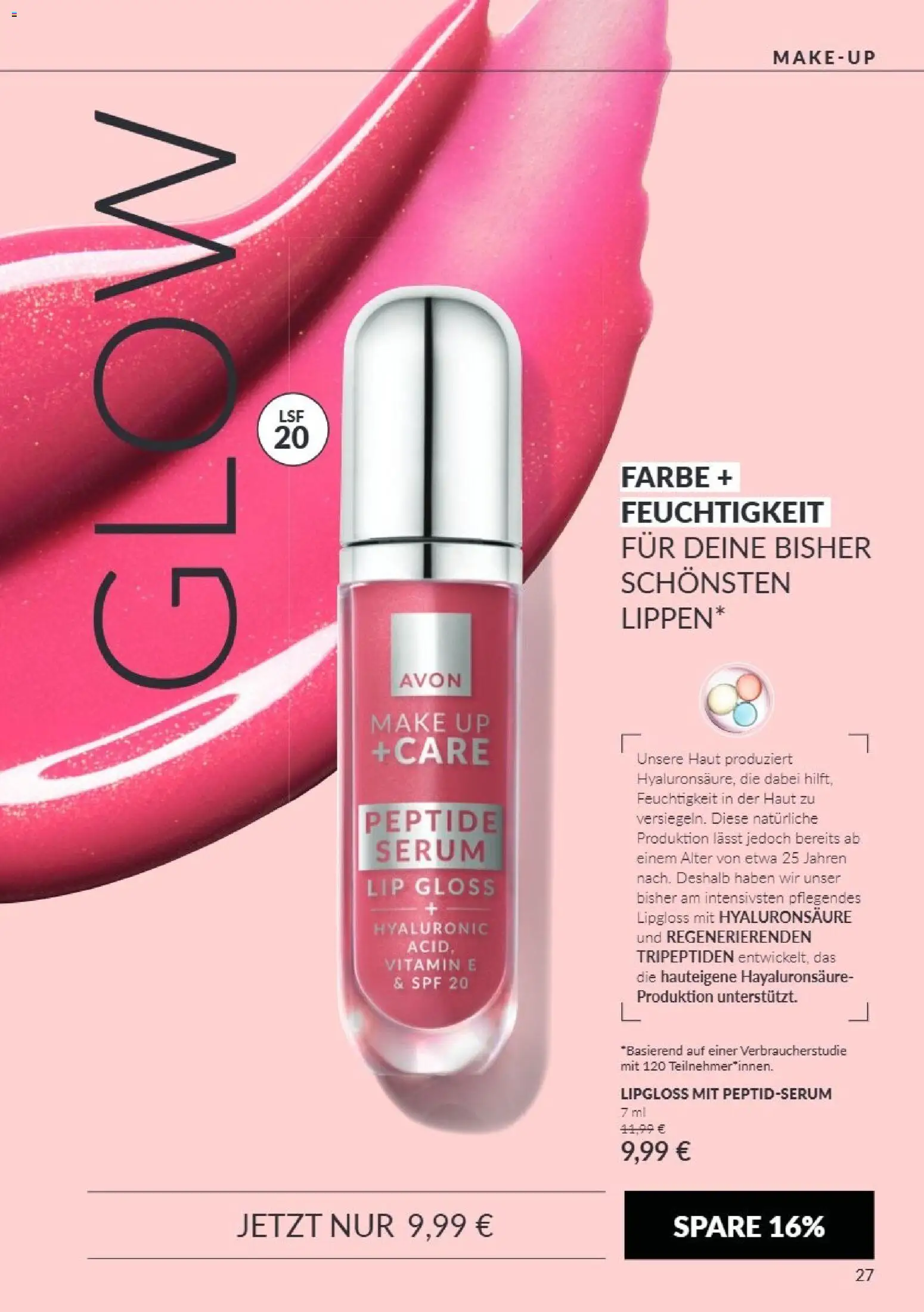 Vorschau von dem Prospekt des Geschäftes Avon, gültig ab dem 01.10.2026 - Lipgloss, Serum