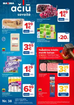 MAXIMA parduotuvės leidinio MAXIMA leidinys galiojančio nuo 2026.09.15 peržiūra
