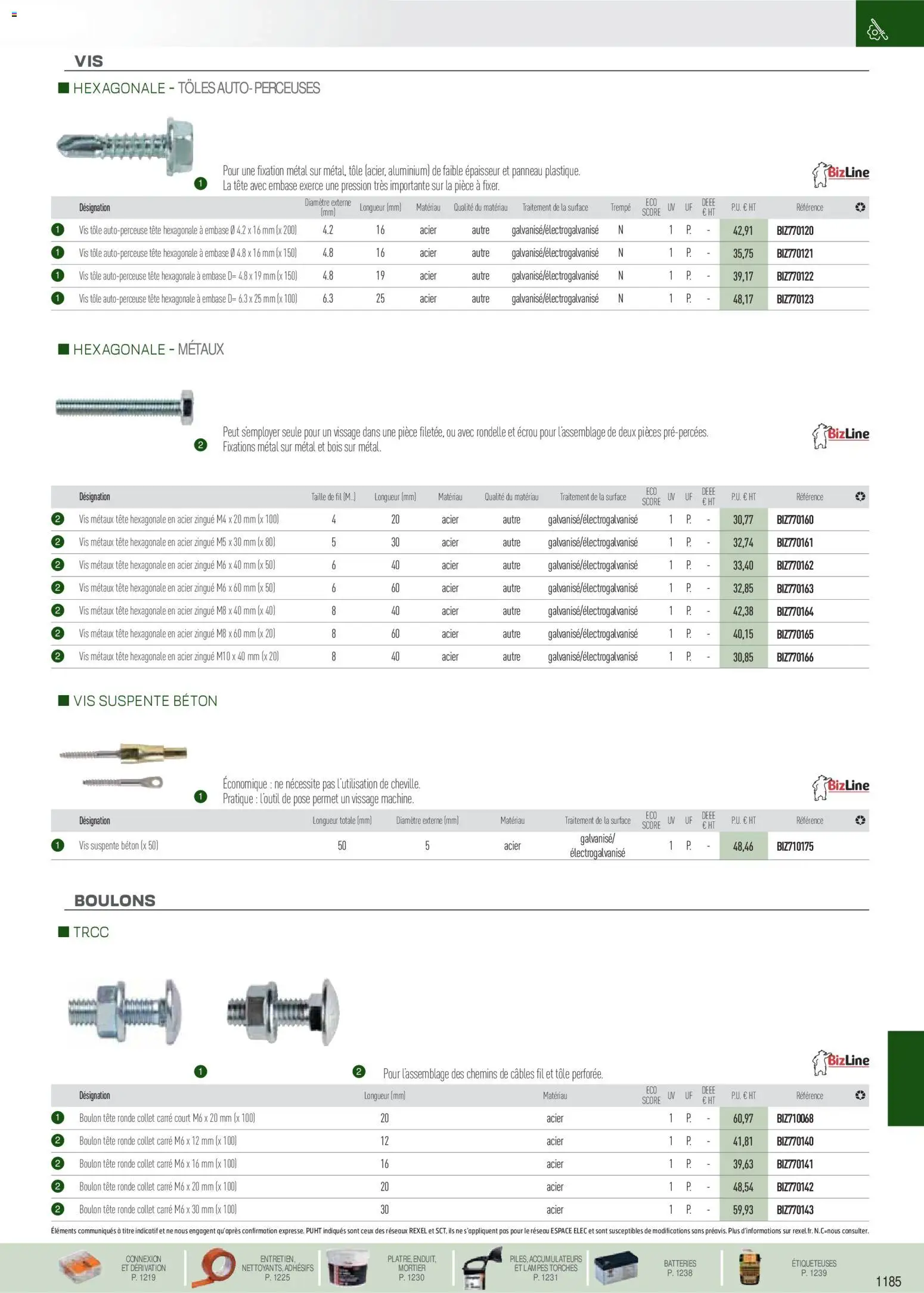 Prévisualisation de Brochure EPI, mesure, outillage, fixations et consommables du magasin Rexel formulaire valide 18/11/2025 - Mortier