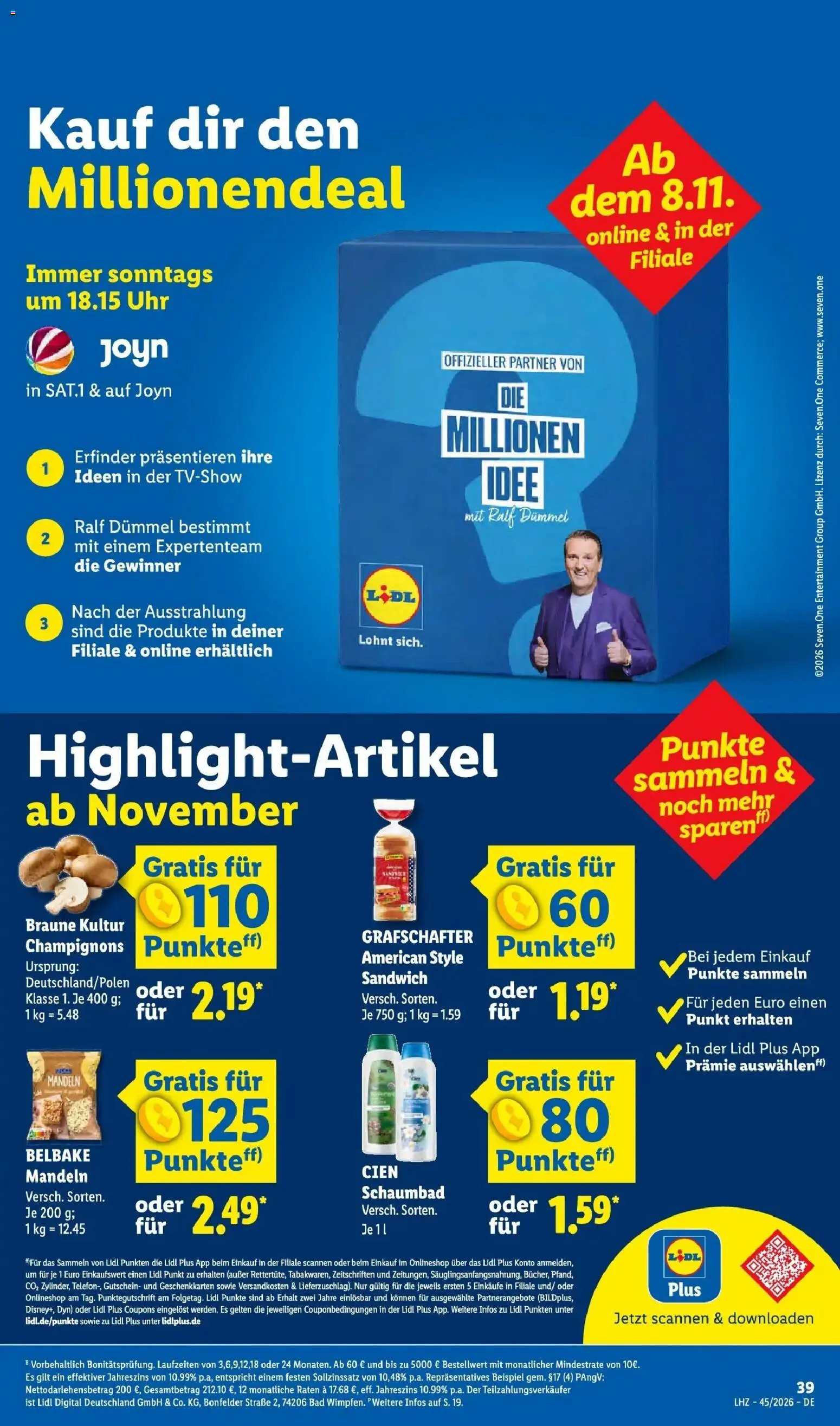 Vorschau von dem Prospekt des Geschäftes Lidl, gültig ab dem 02.11.2026