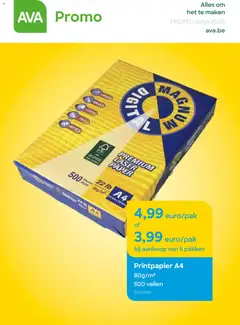 Voorbeeld van AVA Folder van winkel AVA geldig vanaf 01/04/2026