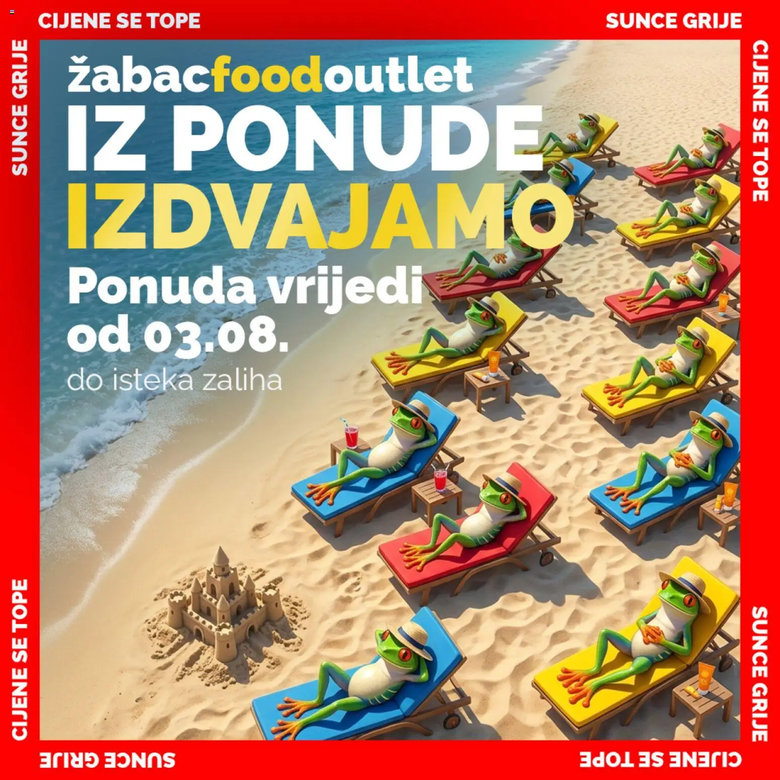 Pregled letka Žabac Katalog trgovine Žabac vrijedi od 03.08.2026