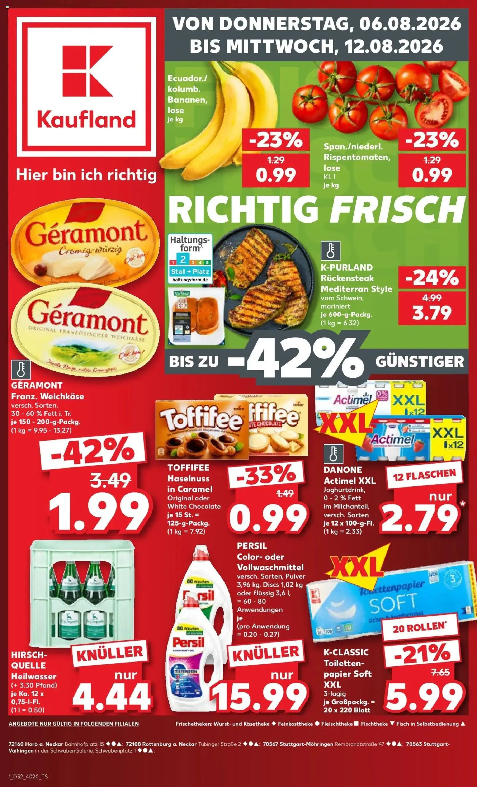 Vorschau von dem Prospekt des Geschäftes Kaufland, gültig ab dem 06.08.2026