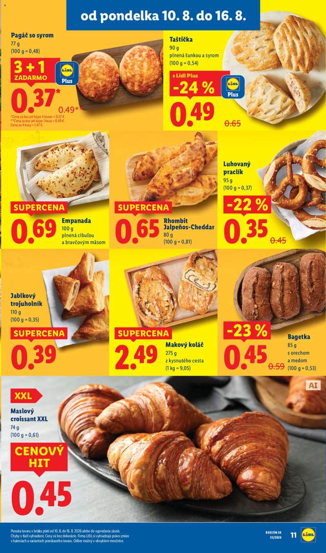 Nový Lidl leták od 10.08.