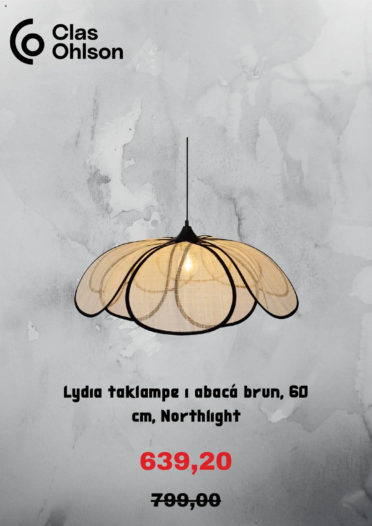 Forhåndsvis Clas Ohlson kundeavis fra butikk Clas Ohlson gyldig fra 22/09/2026 - Taklampe