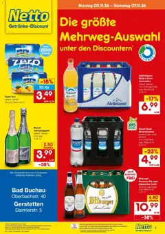 Vorschau von dem Prospekt des Geschäftes Netto Marken-Discount, gültig ab dem 02.11.2026