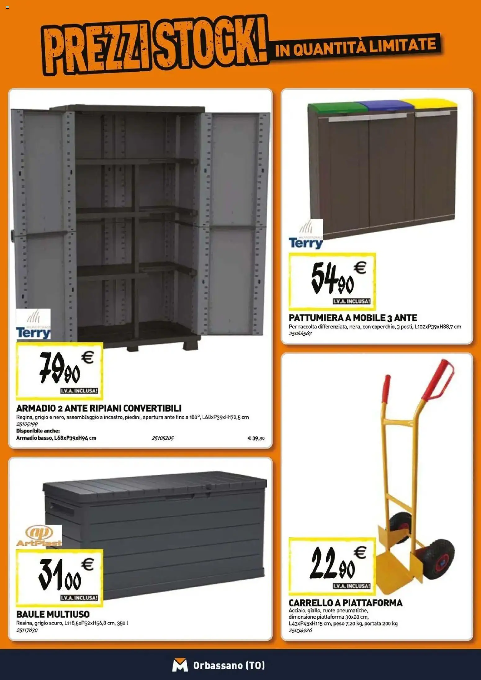 Anteprima dell'opuscolo TECNOMAT catalogo Orbassano dal negozio TECNOMAT valido da 29/10/2026