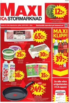 Förhandsgranska reklamblad ICA Maxi erbjudanden från butik ICA Maxi gäller från 13/07/2026