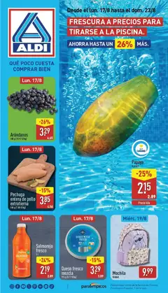 Vista previa del folleto de la tienda Aldi válido desde el 17/08/2026 