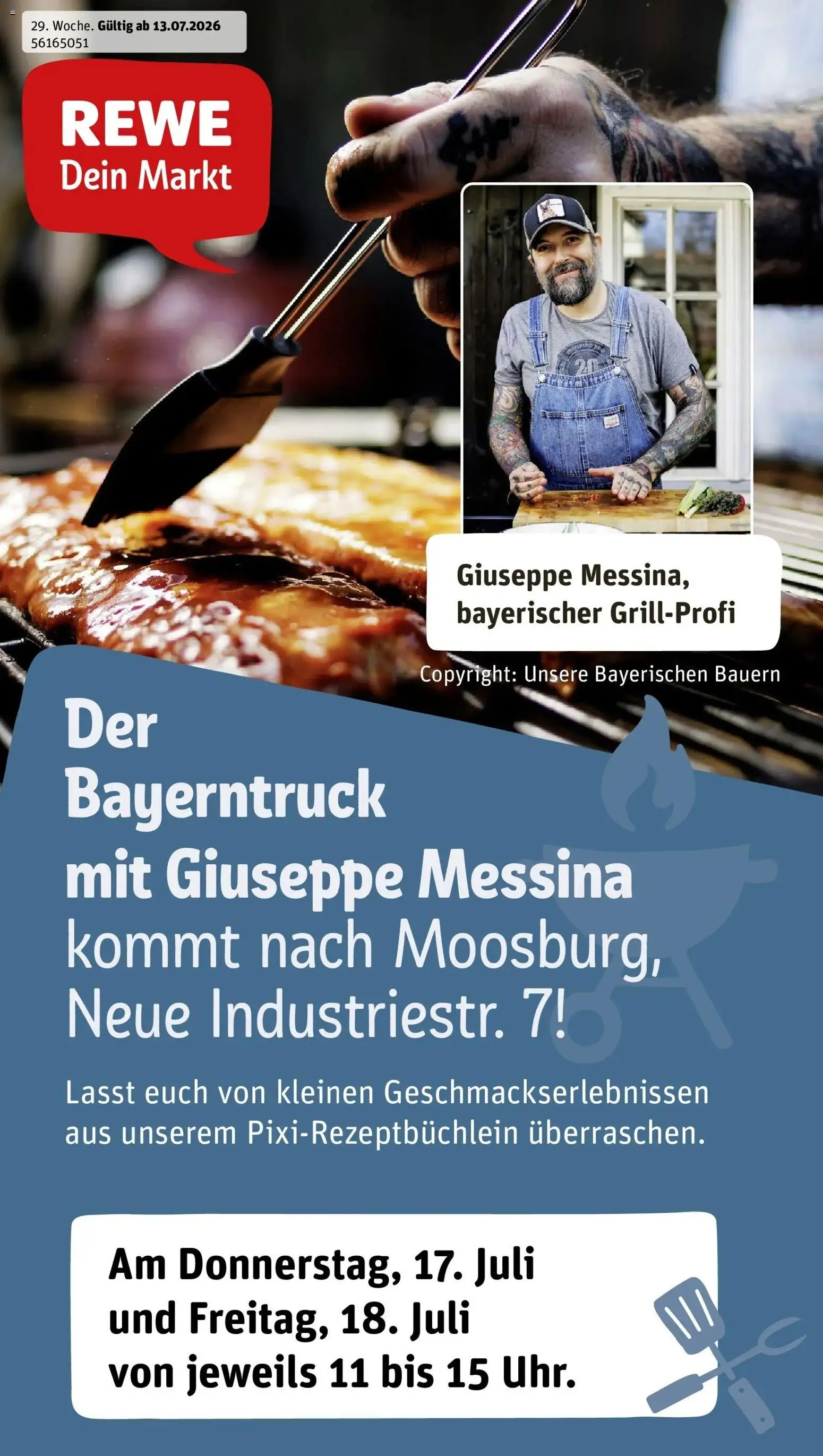 Vorschau von dem Prospekt des Geschäftes Rewe, gültig ab dem 13.07.2026