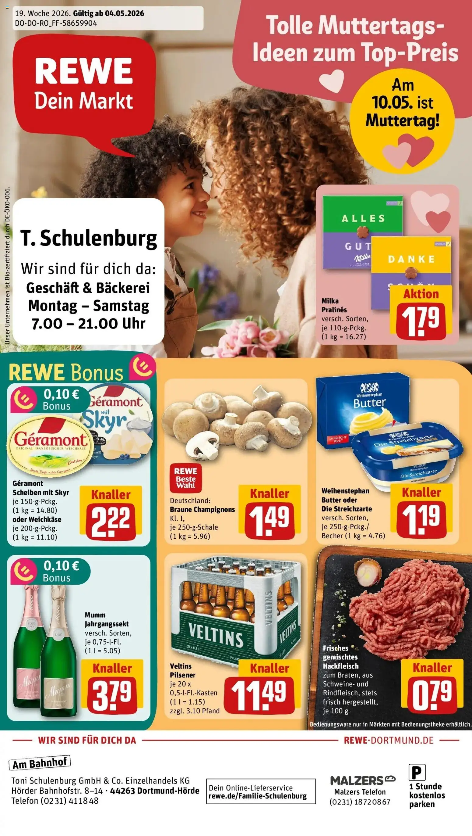 Vorschau von dem Prospekt des Geschäftes Rewe, gültig ab dem 04.05.2026