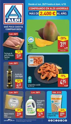 Vista previa del folleto de la tienda Aldi válido desde el 28/09/2026 