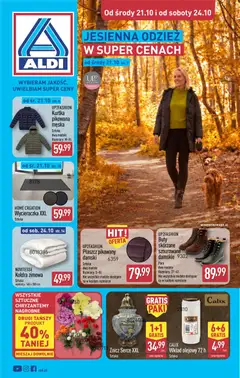 Pogląd gazetki "Aldi gazetka - Artykuły przemysłowe i tekstylia" ze sklepu Aldi ważnej od 21.10.2026