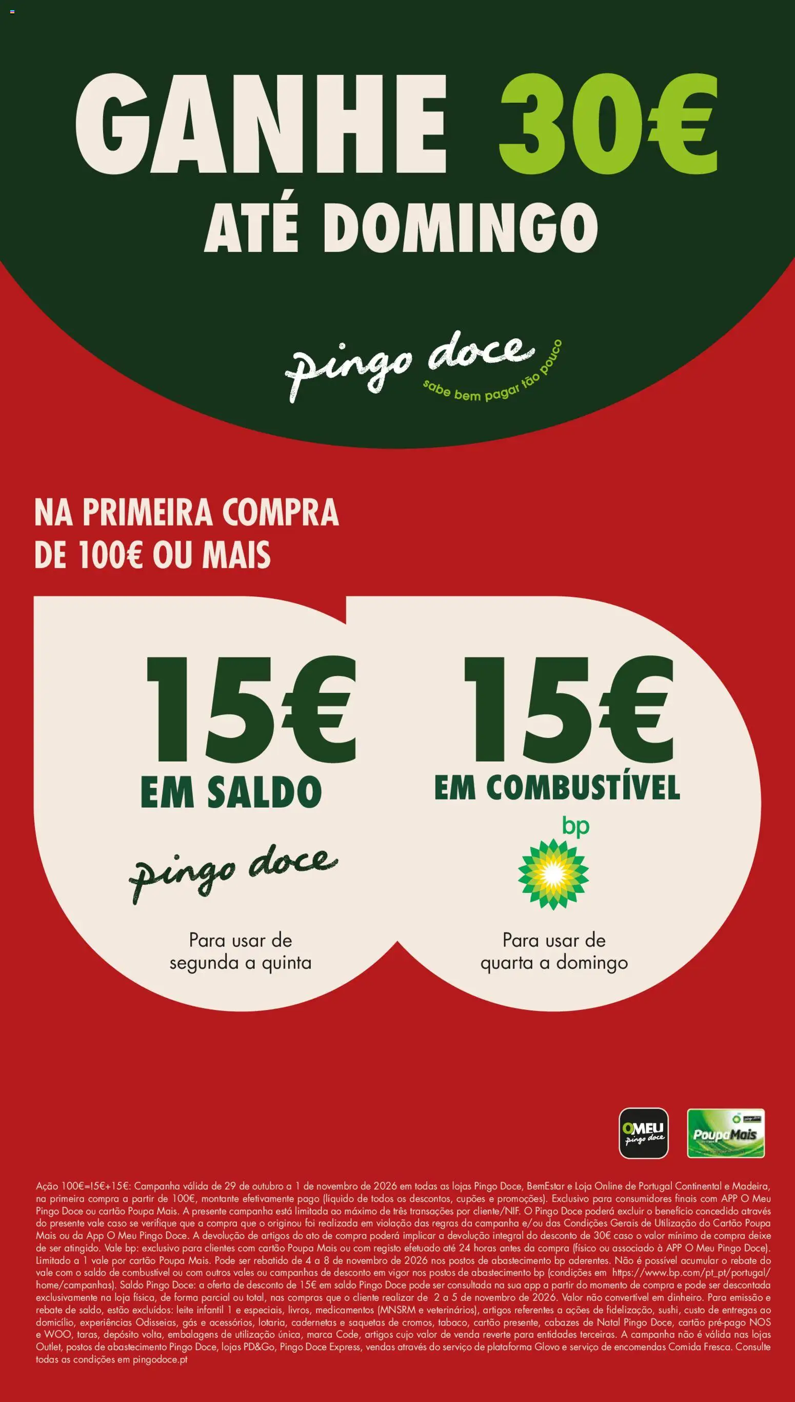 Pré-visualização do folheto da loja Pingo Doce válida a partir de 29/10/2026 - Leite, Saquetas, Leite infantil