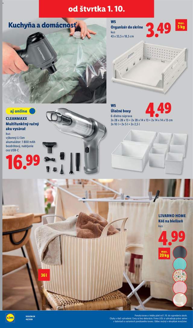 Nový Lidl leták od 28.09.