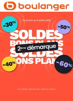 Boulanger - Prévisualisation de Boulanger Catalogue des produits valide à partir de 08/07/2026