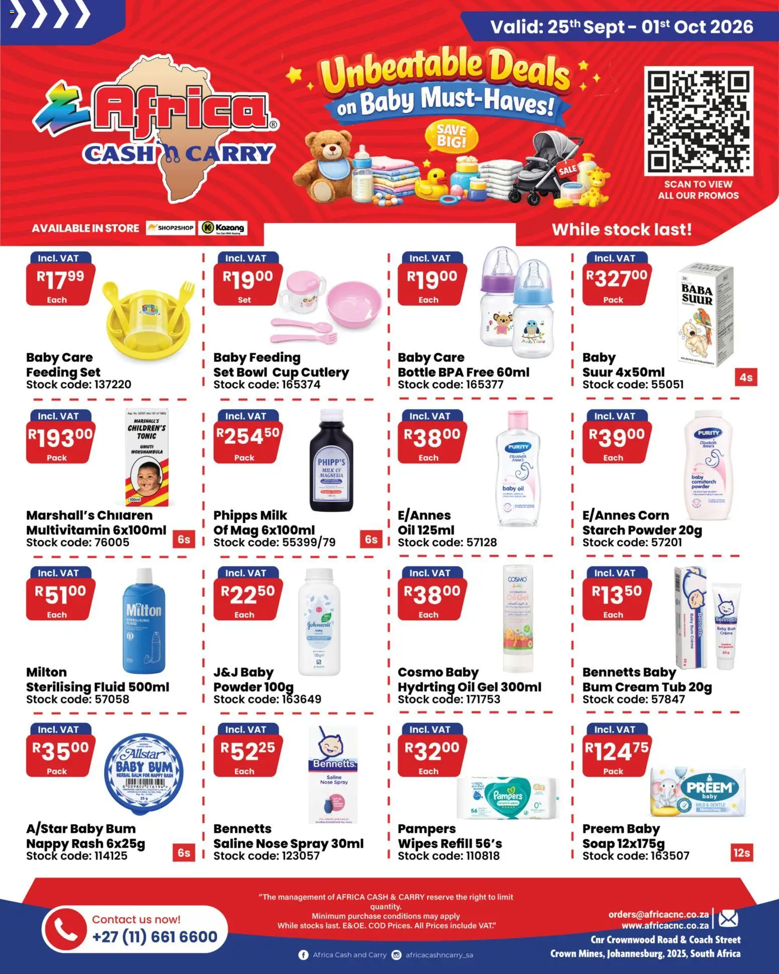 Preview of Africa Cash & Carry flyer valid from 25/09/2026