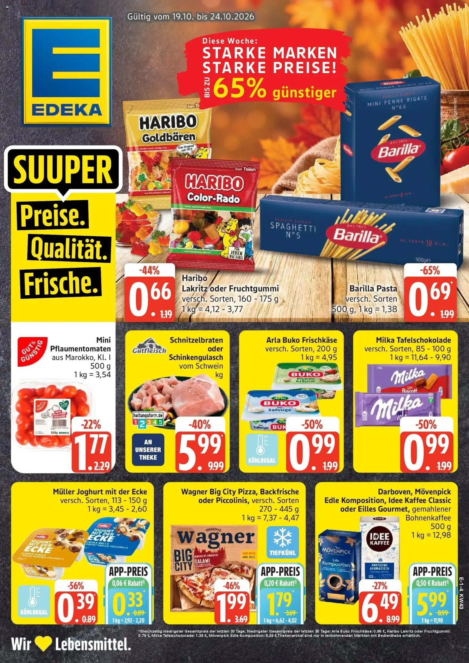 Vorschau von dem Prospekt des Geschäftes Edeka, gültig ab dem 19.10.2026