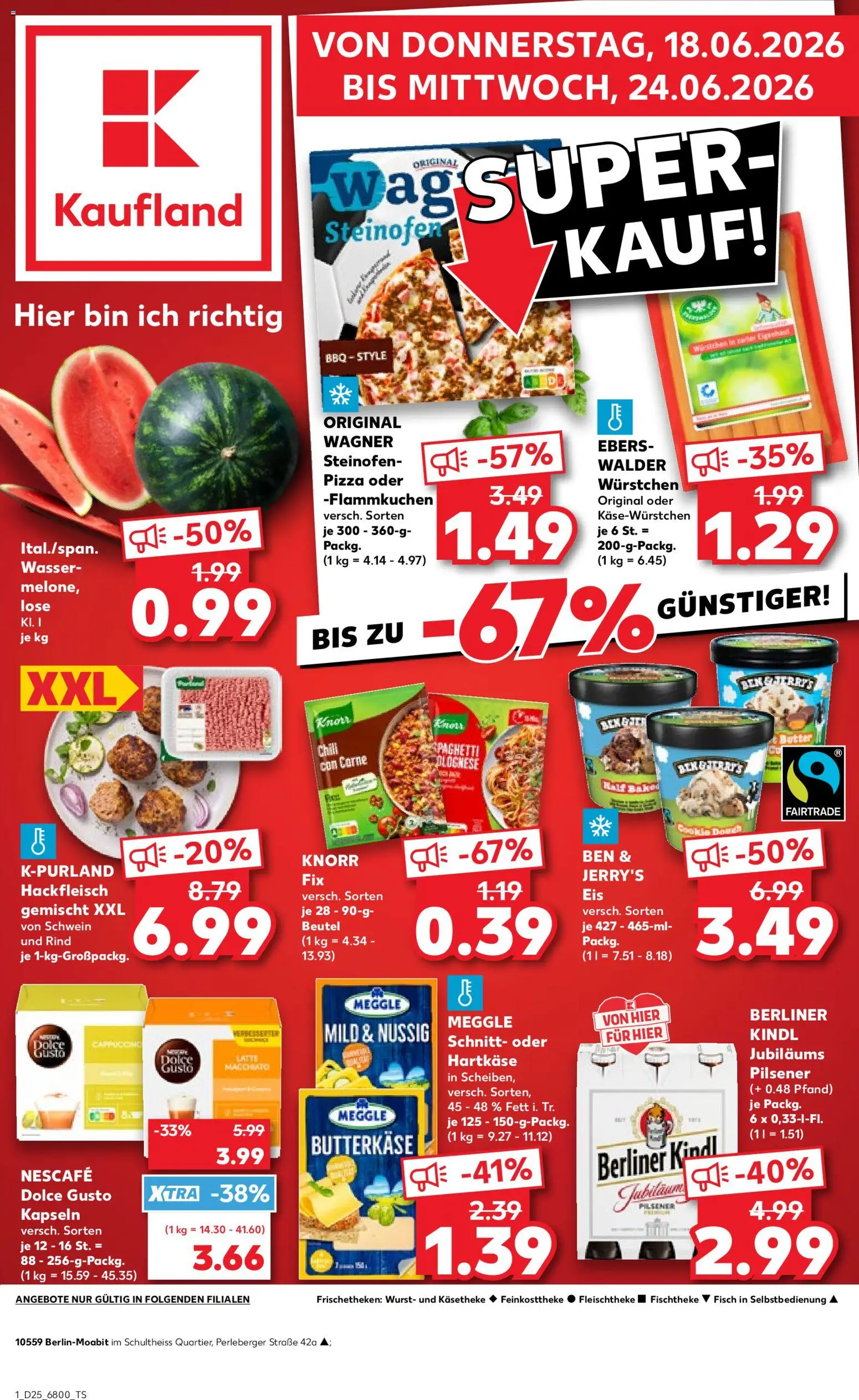 Vorschau von dem Prospekt des Geschäftes Kaufland, gültig ab dem 18.06.2026