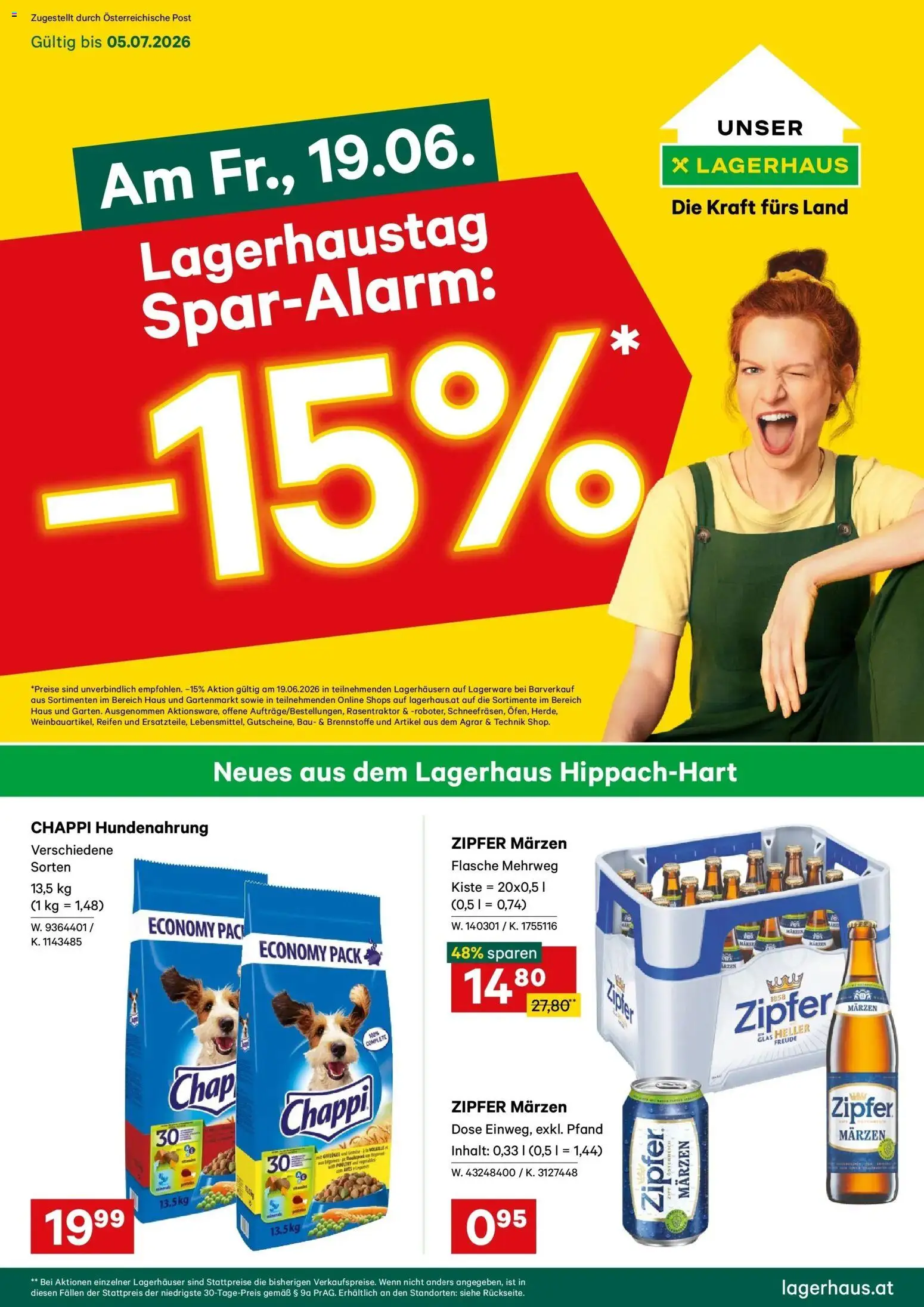 Vorschau der Angebote: Lagerhaus Lagerhaus Wochen Angebote gültig ab 20.06.2026