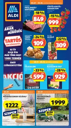 Aldi - Aldi akciós újság megtekintése, amely érvényes 2026.05.07.-től