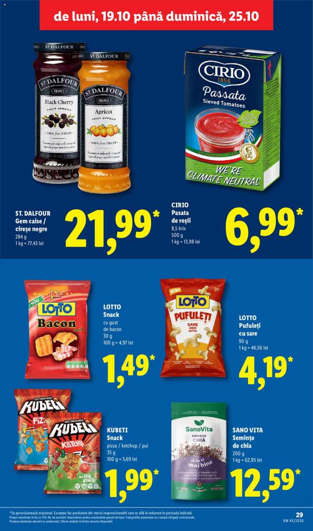 Noul catalog Lidl de la 19.10.