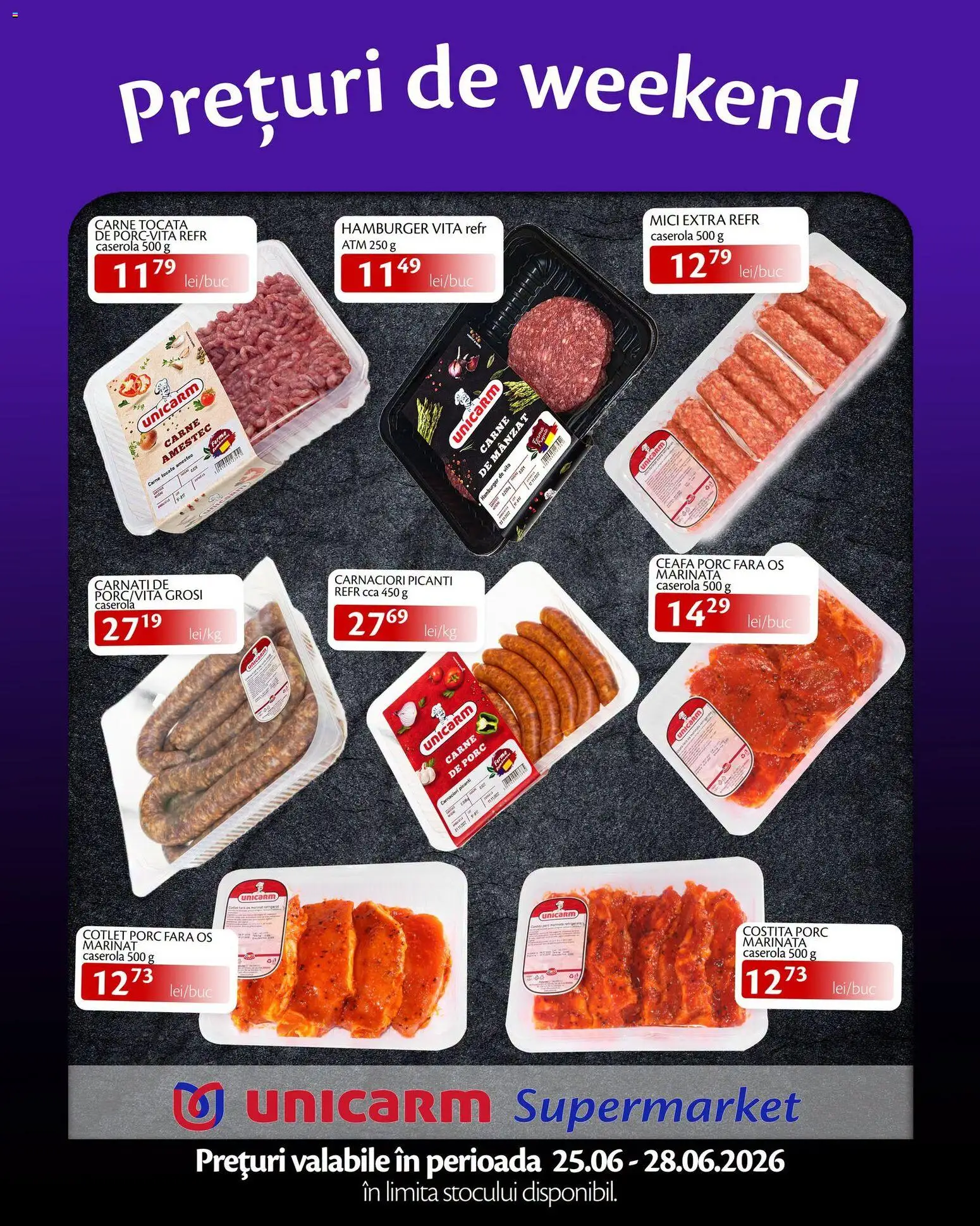 Previzualizarea de cataloage: Unicarm Unicarm Catalog Prețuri de weekend valabil de la 25.06.2026