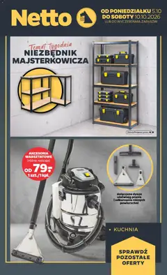 Pogląd gazetki "Netto gazetka od poniedziałku NonFood" ze sklepu Netto ważnej od 05.10.2026