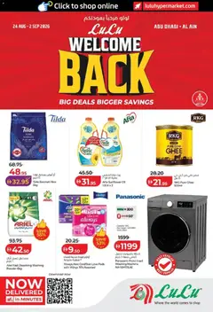 Preview of the catalogue Lulu Hypermarket Welcome Back - Abu Dhabi & Al Ain of store Lulu Hypermarket valid from 24 Aug, 2026