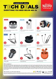 Preview of the catalogue Nesto catalogue tech deals of store Nesto valid from 11 Jul, 2026