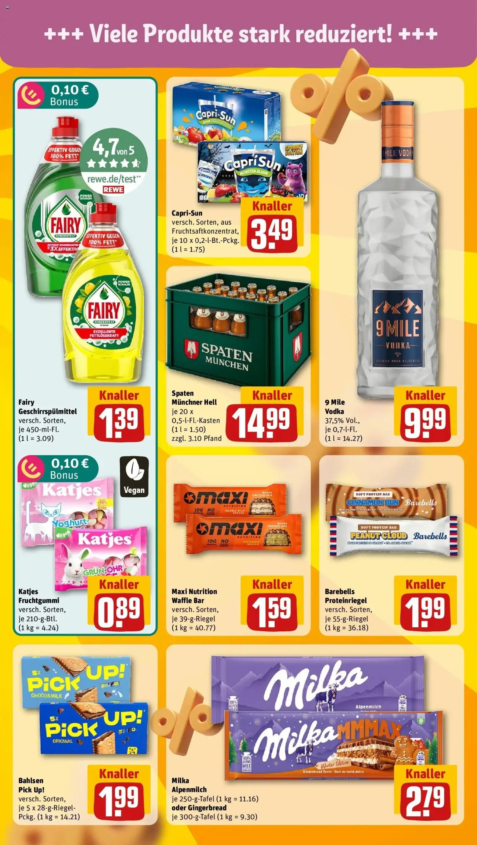 Vorschau von dem Prospekt des Geschäftes Rewe, gültig ab dem 19.10.2026