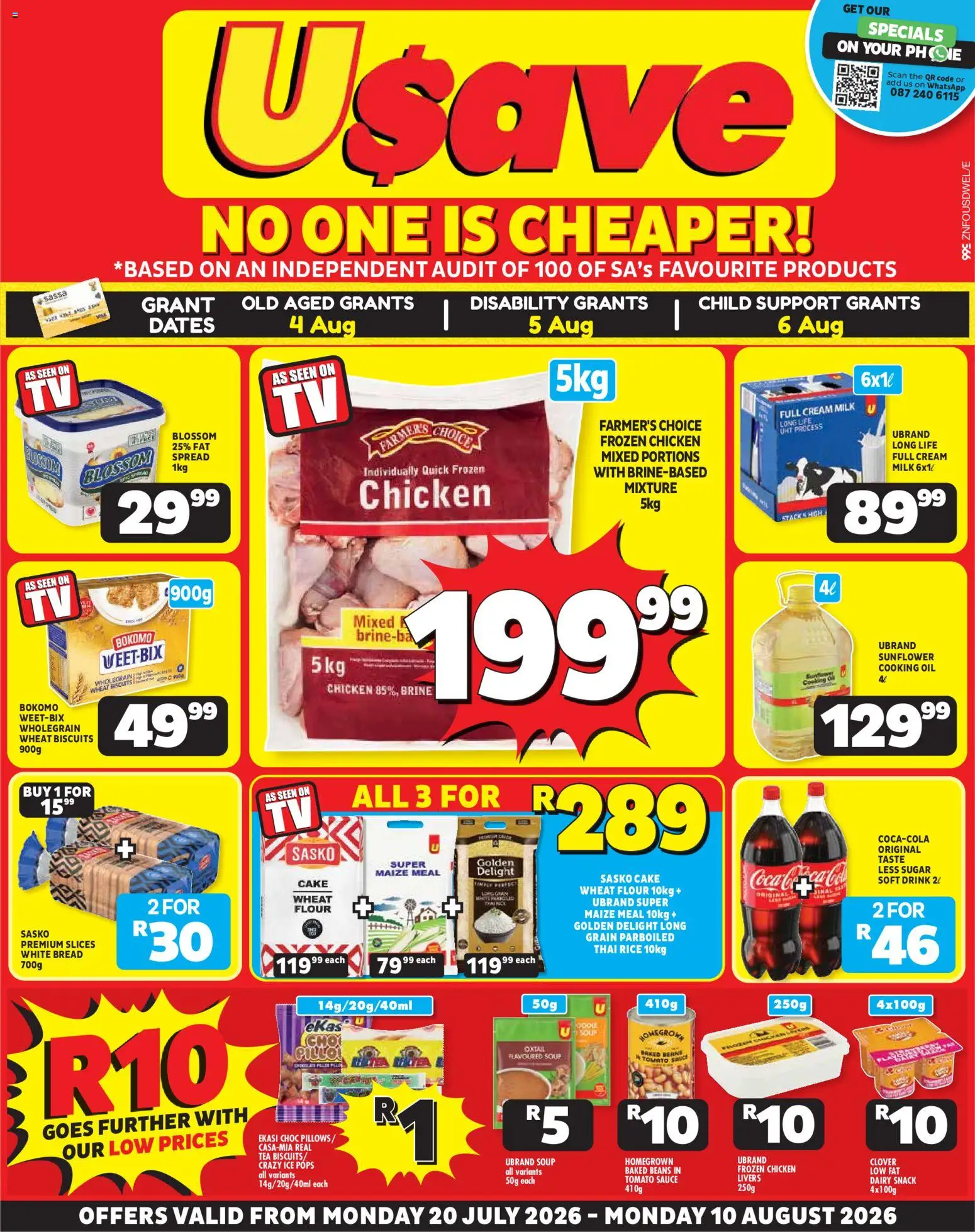 Preview of Usave flyer valid from 20/07/2026