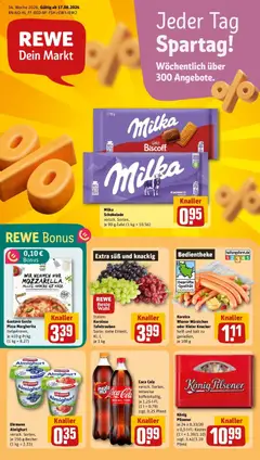 Vorschau von dem Prospekt des Geschäftes Rewe, gültig ab dem 17.08.2026