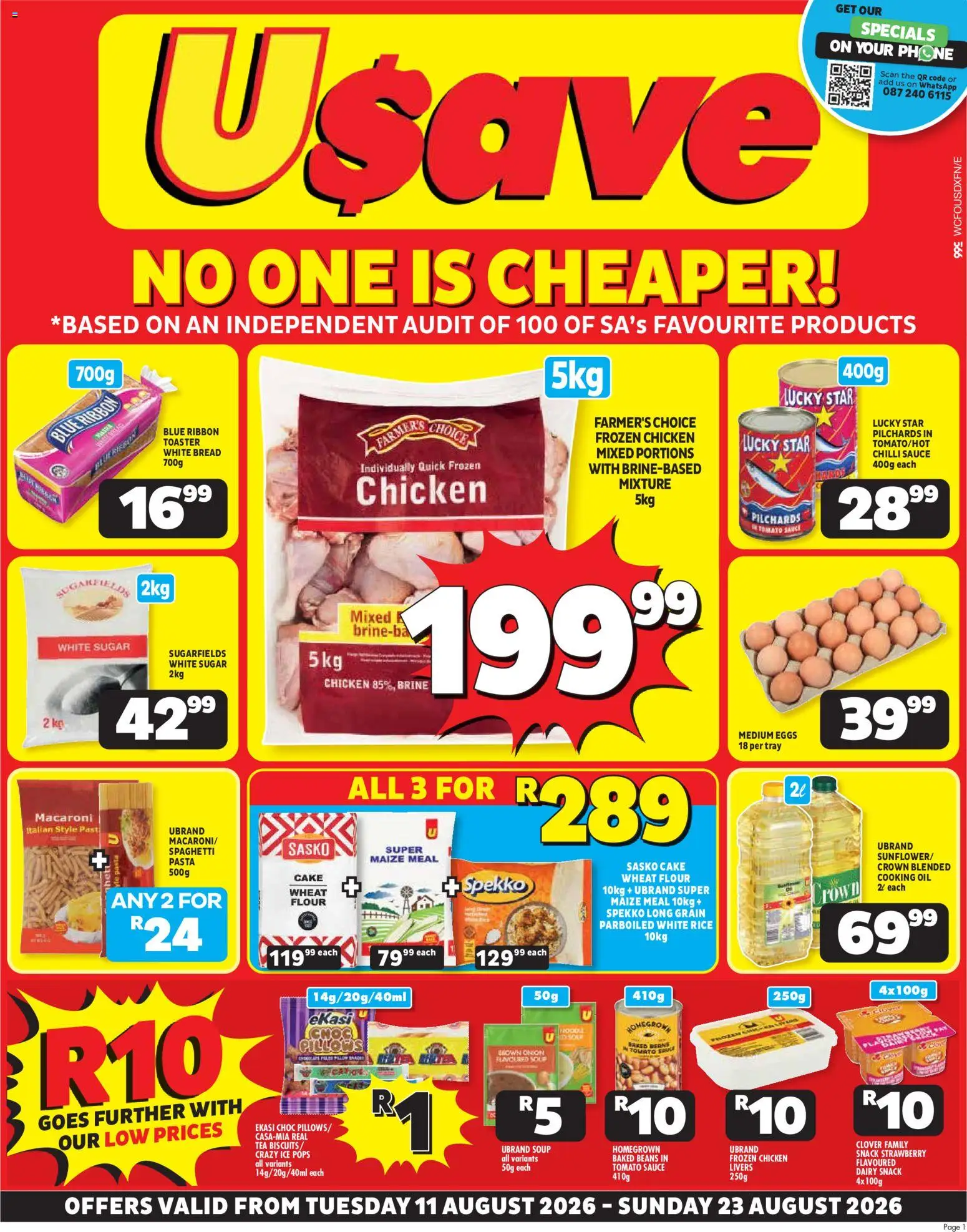 Preview of Usave flyer valid from 11/08/2026