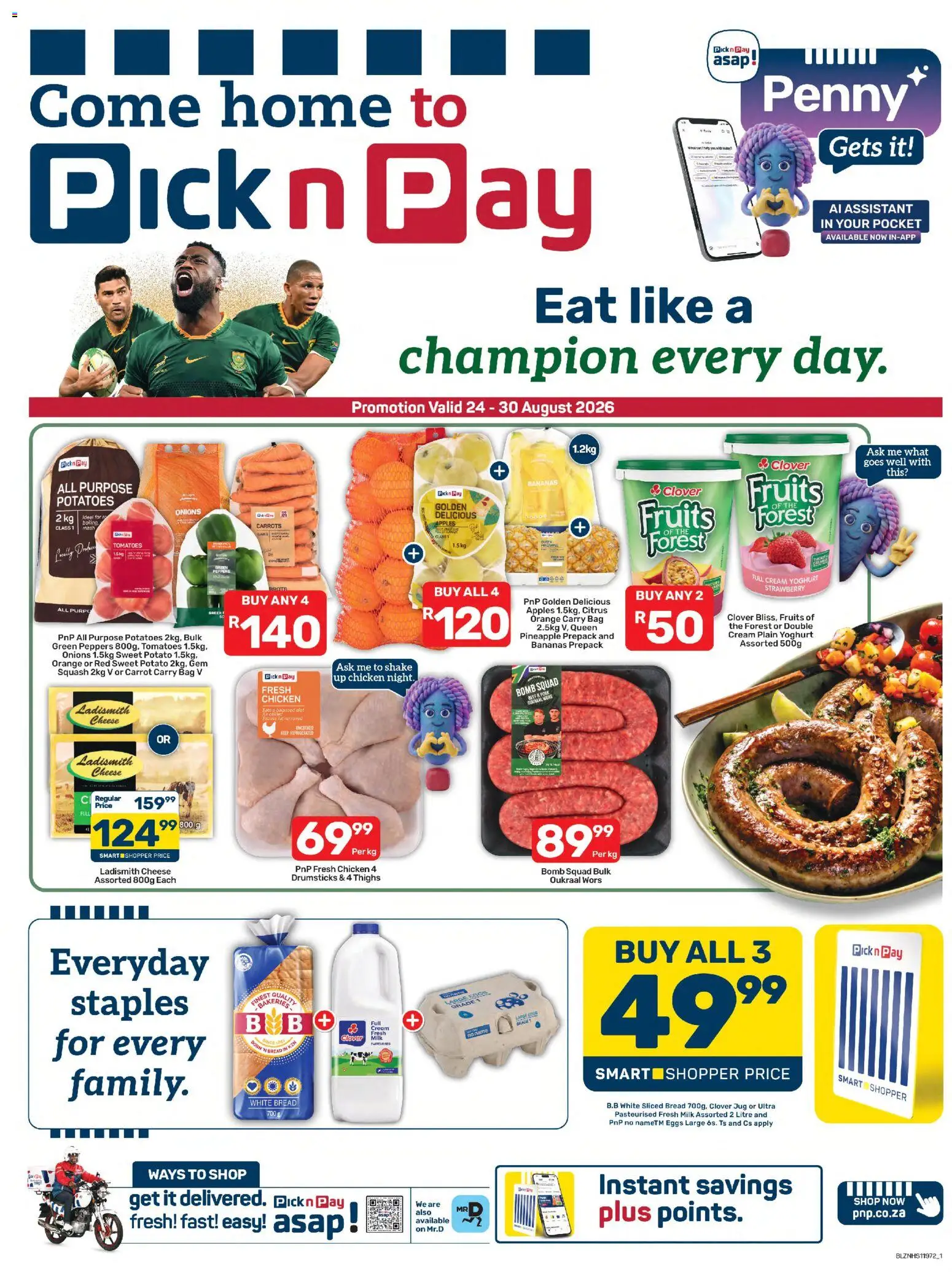 Preview of Pick n Pay flyer valid from 24/08/2026