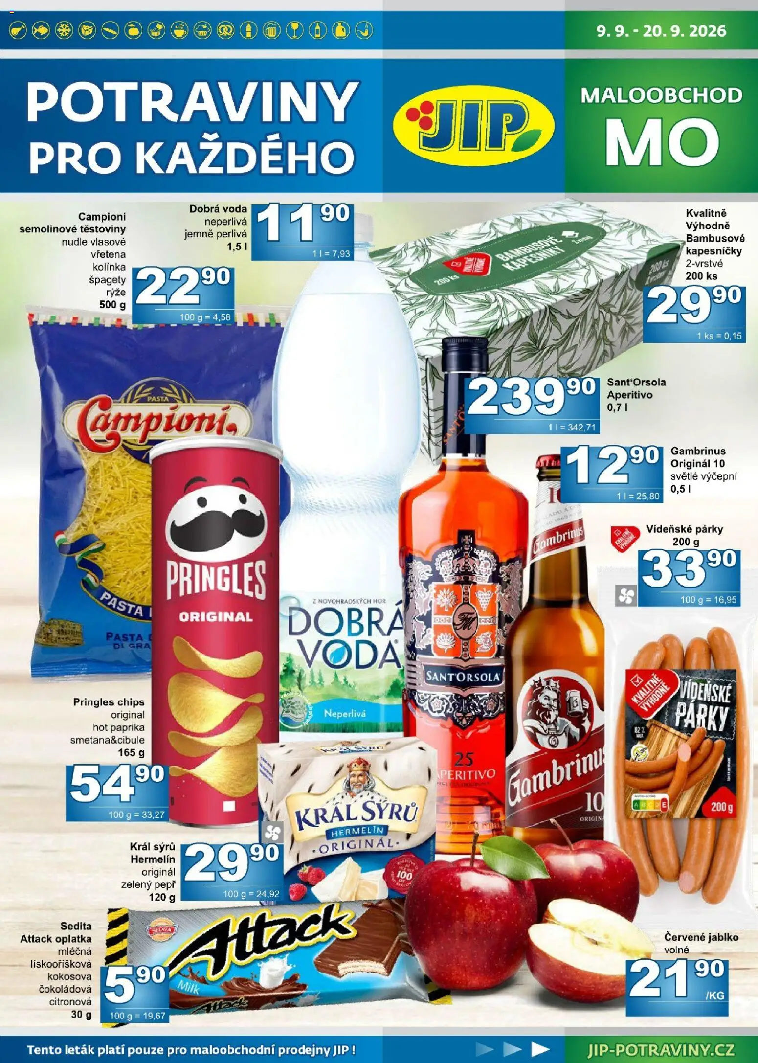 Náhled nabídky: Jip Jip leták platný od 09.09.2026