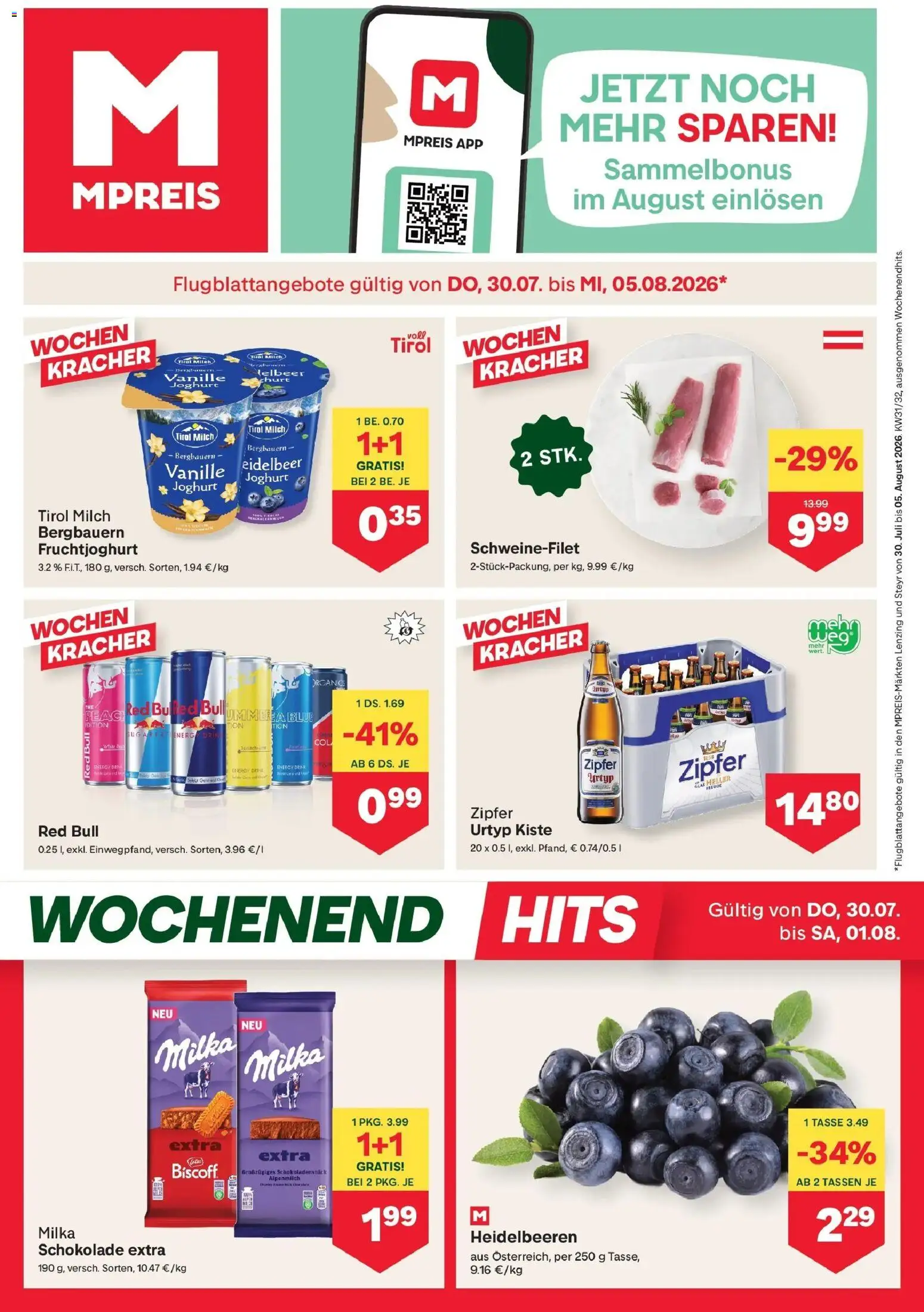 Vorschau der Angebote: MPREIS MPREIS Steyr gültig ab 30.07.2026