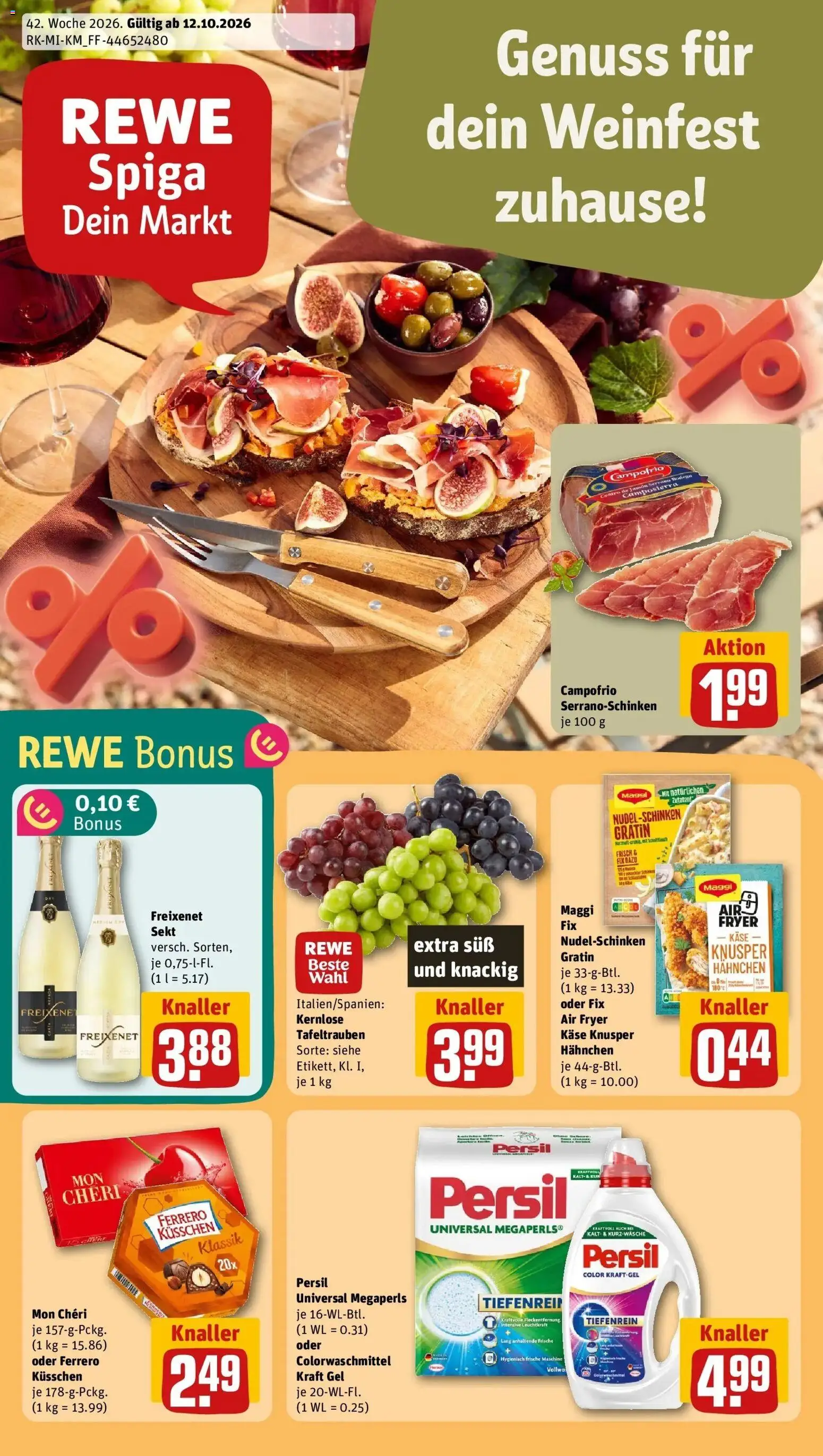 Vorschau von dem Prospekt des Geschäftes Rewe, gültig ab dem 12.10.2026