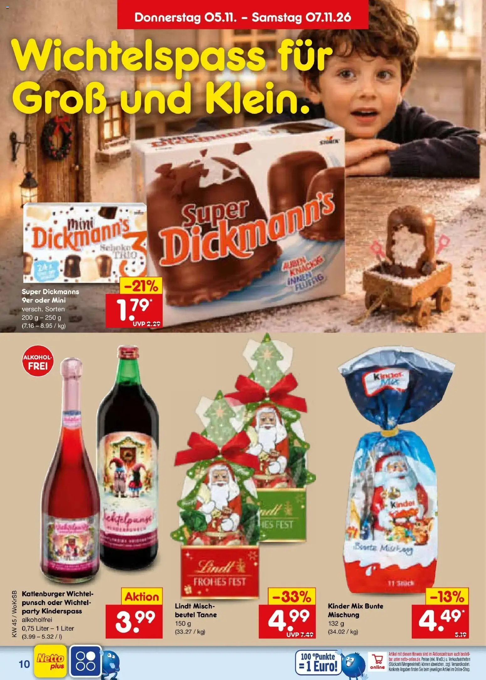 Vorschau von dem Prospekt des Geschäftes Netto Marken-Discount, gültig ab dem 02.11.2026 - Lindt, Alkohol