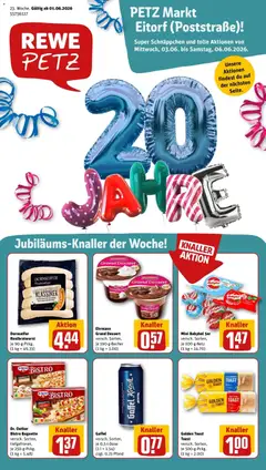 Vorschau von dem Prospekt des Geschäftes Rewe, gültig ab dem 01.06.2026