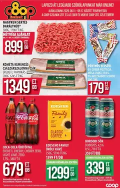 COOP Szolnok - COOP Szolnok akciós újság Monorierdő megtekintése, amely érvényes 2026.06.11.-től