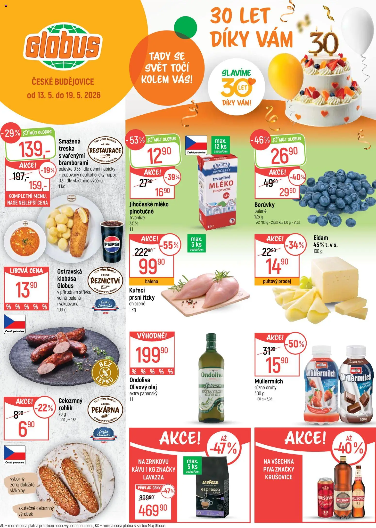 Náhled nabídky: Globus Globus leták - České Budějovice platný od 13.05.2026