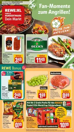 Vorschau von dem Prospekt des Geschäftes Rewe, gültig ab dem 08.06.2026
