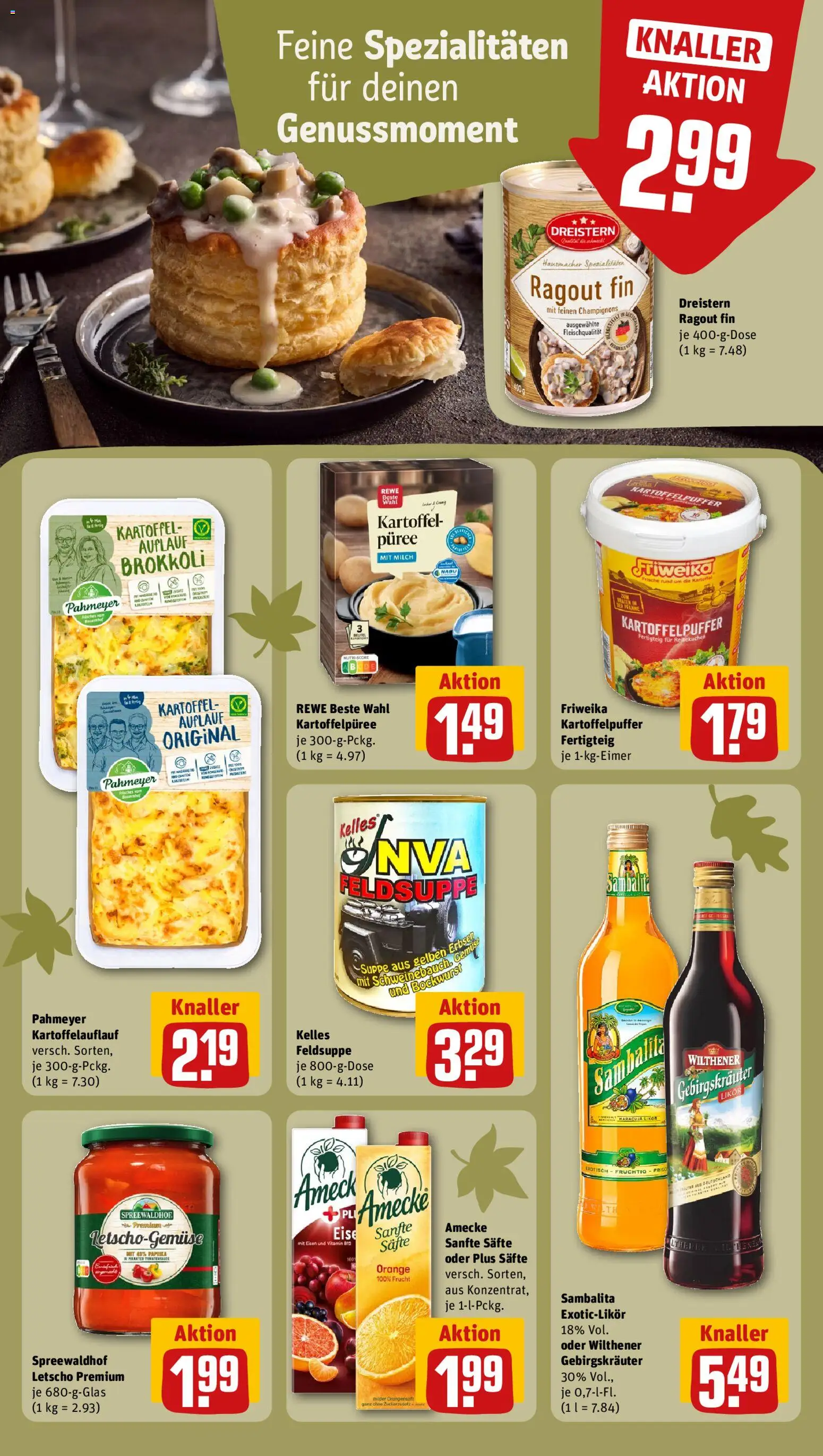 Vorschau von dem Prospekt des Geschäftes Rewe, gültig ab dem 02.11.2026