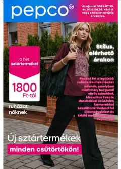 Pepco - Pepco akciós újság megtekintése, amely érvényes 2026.07.30.-től