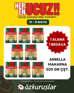 Özkuruşlar Özkuruşlar İndirim 15.05.2026 - Broşürünün önizlemesi