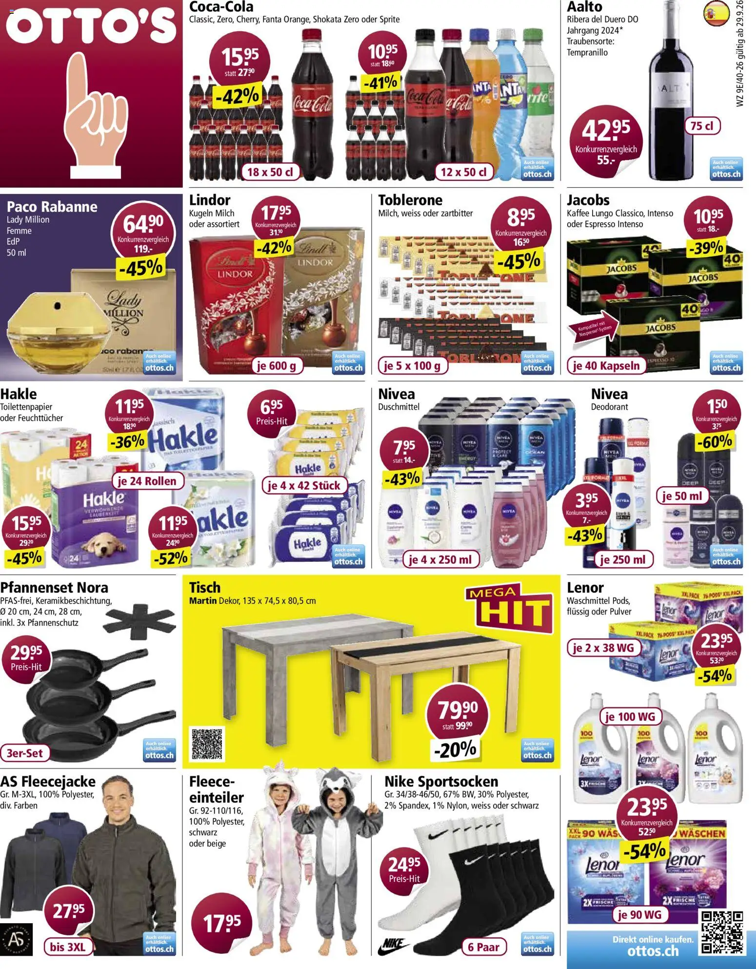 Vorschau des Merkblatts Otto's aktionen vom Shop Otto's gültig von 29.09.2026 bis 05.10.2026