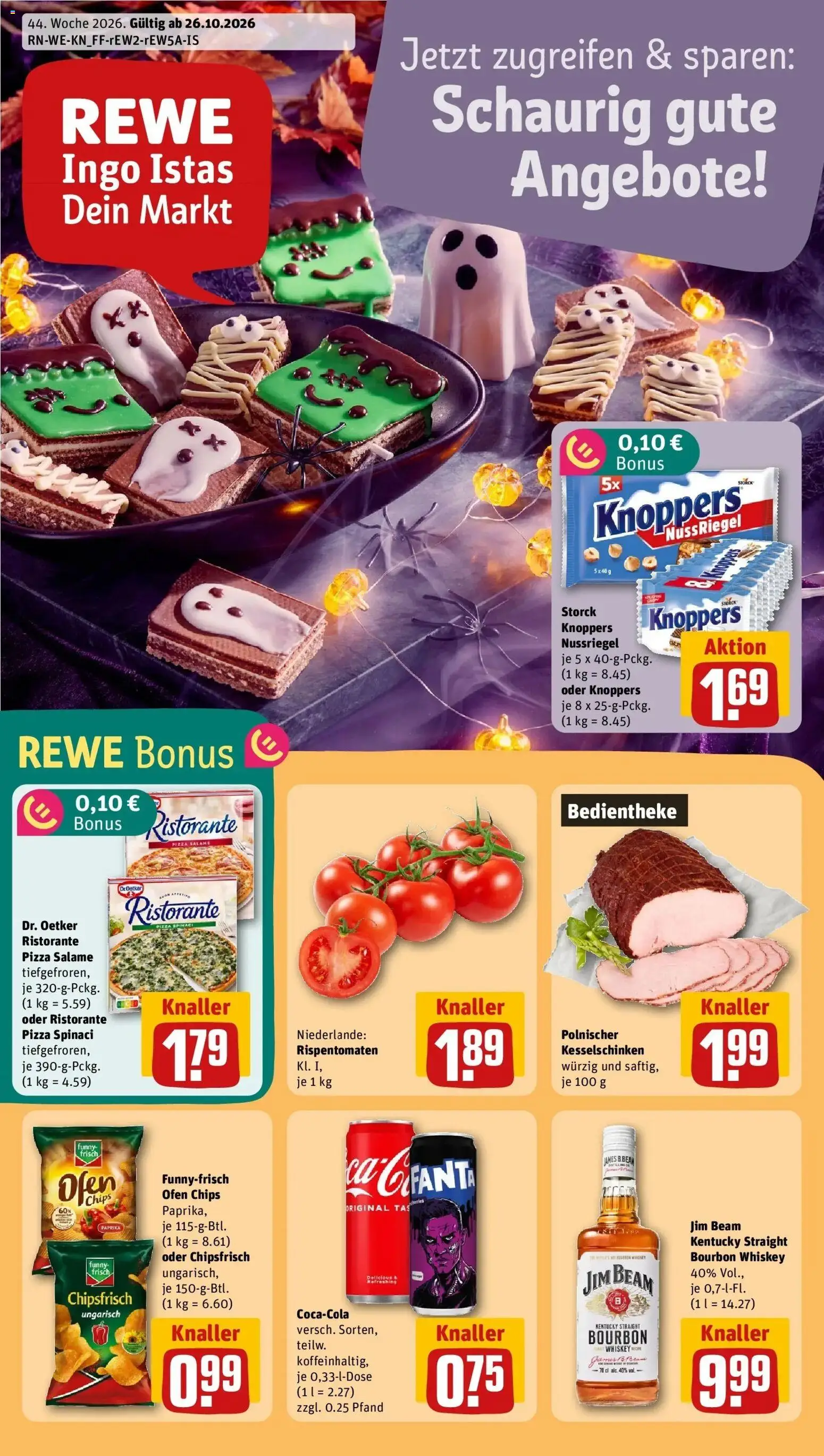 Vorschau von dem Prospekt des Geschäftes Rewe, gültig ab dem 26.10.2026