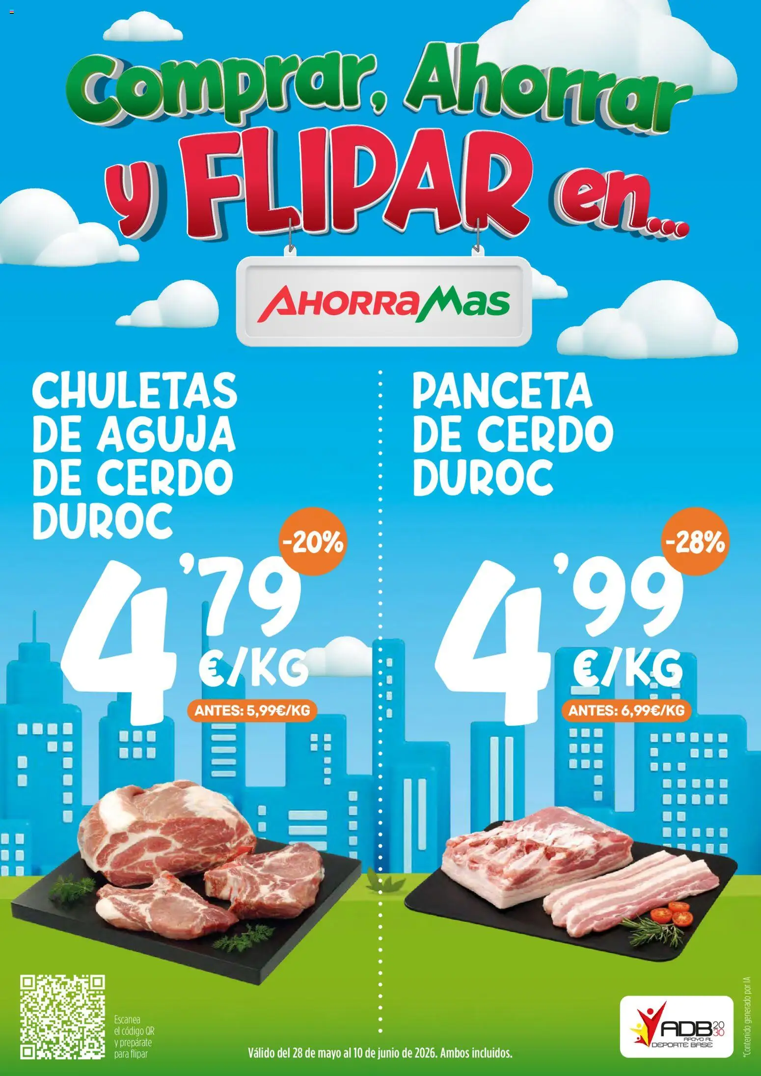Vista previa del folleto de la tienda AhorraMas válido desde el 28/05/2026 
