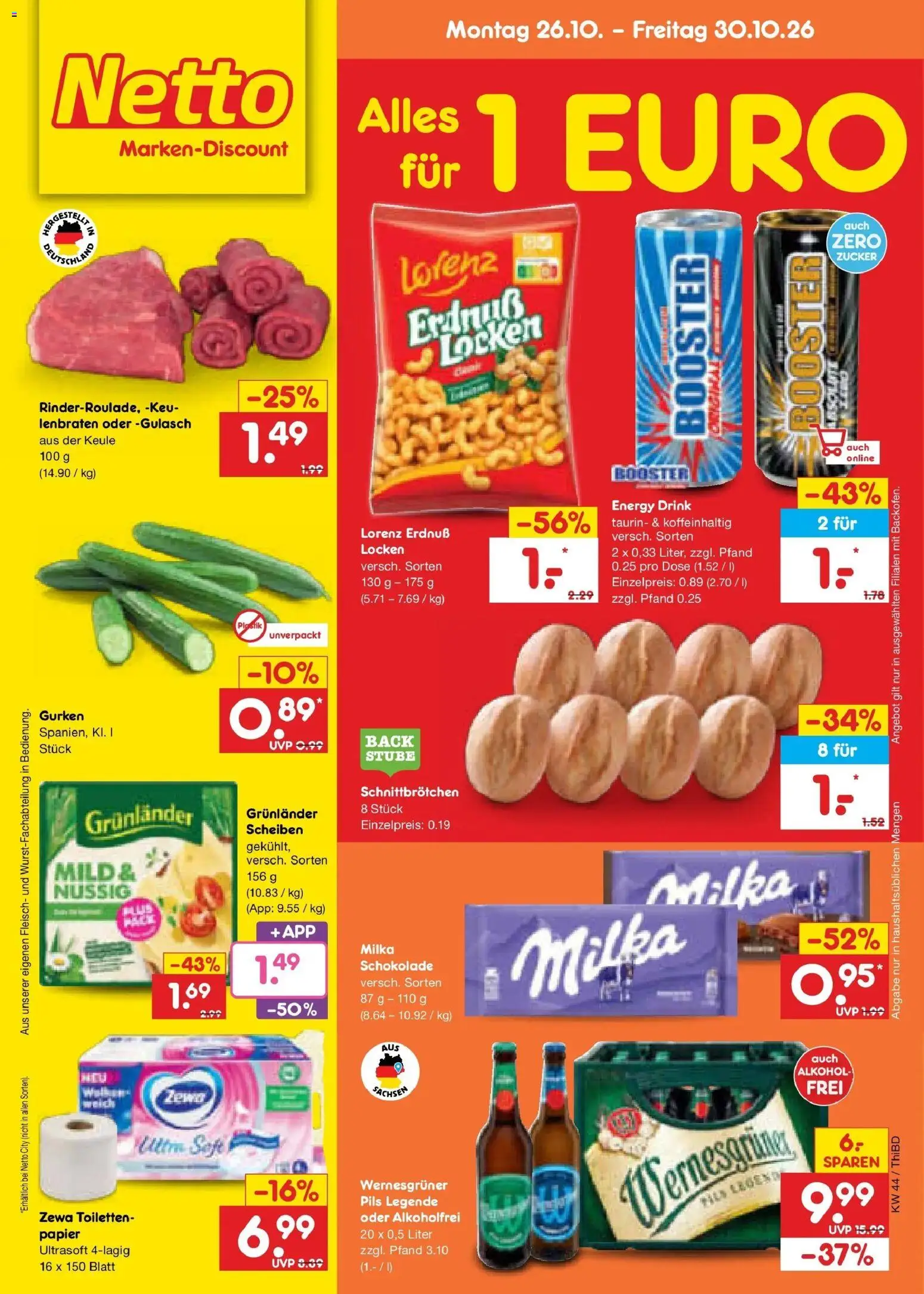 Vorschau von dem Prospekt des Geschäftes Netto Marken-Discount, gültig ab dem 26.10.2026